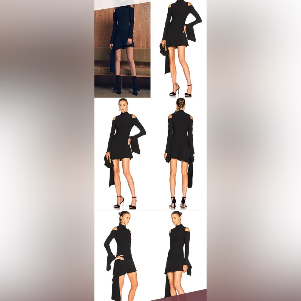 ALEXIS ALIA DRESS IN BLACK size 0